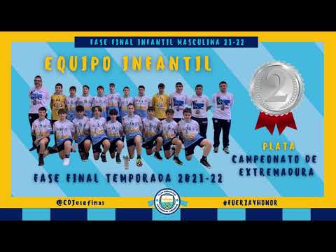 🥈 Plata en el Campeonato de Extremadura - Categoría Infantil 🏆 Fase Final - Temporada 2021-22