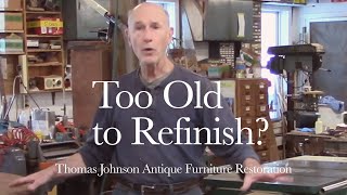 Is This Table Too Old to Refinish? - Thomas Johnson Antique Furniture Restoration