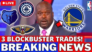 URGENT! WARRIORS MAKING 3 BIG TRADES! SUPERSTAR OF THE GRIZZLIES CONFIRMED? WARRIORS NEWS