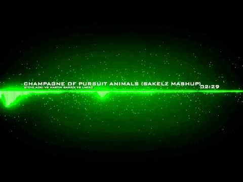 Steve Aoki vs Martin Garrix vs LMFAO - Champagne of Pursuit Animals (SakelZ Mashup)