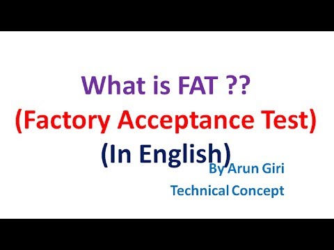 [ English] What is FAT ? / Factory Acceptance Test