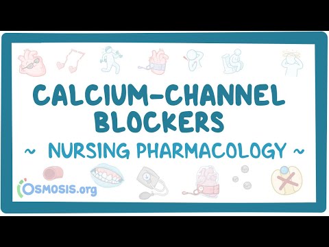 Calcium channel blockers: Nursing Pharmacology