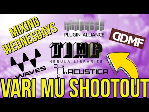 VARI MU COMPRESSOR PLUGIN SHOOTOUT || Acustica Magenta, SPL Iron, Puigchild, Magic Death Eye & TIMP!