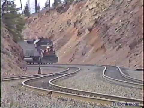 Classic Railroad Series 300 - SP 8489 East at Wicopee, OR May 4, 1991