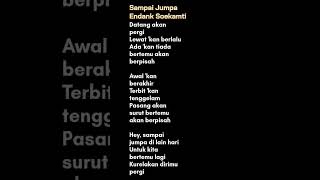 Download lagu Lirik Lagu Sampai Jumpa - Endank Soekamti#hit #song #laguviral #sadvibes #musica #letras mp3