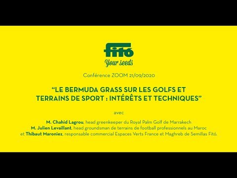 , title : 'Conférence Zoom: "Le Bermuda grass sur les golfs et terrains de sport: Intérêts et tecniques"'