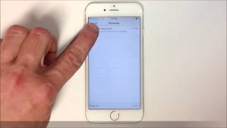 How to Delete a Text Message - iPhone 6