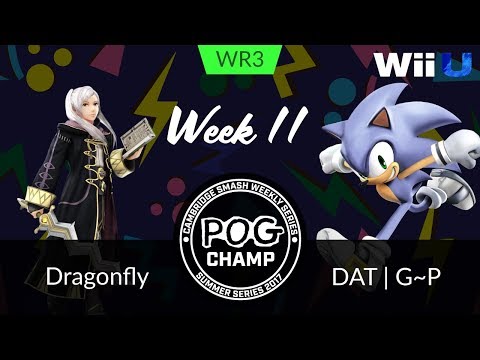 Pog Champ Summer Week 11 - Winners Round 3 - Dragonfly (Robin) vs. DAT | G~P (Sonic)