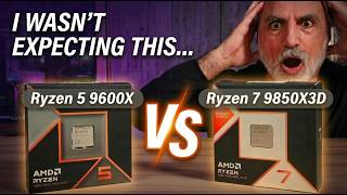 Ryzen 7 9850X3D vs Ryzen 5 9600X — I Didn't Expect This...