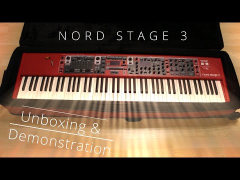 Unboxing & Demonstration Of The Nord Stage 3 (88 Keys) | Timo Taylor Unboxing & Demonstration