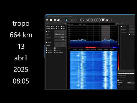 107.9 KVLY - Edinburg, Texas captada en San Juan del Río, México