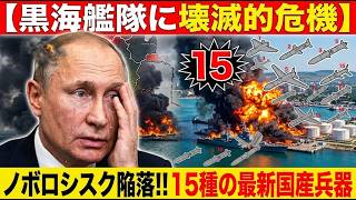 【黒海艦隊に緊急事態】ノボロシスクが狙われる…ウクライナ「15種類の独自兵器」が覆す戦況