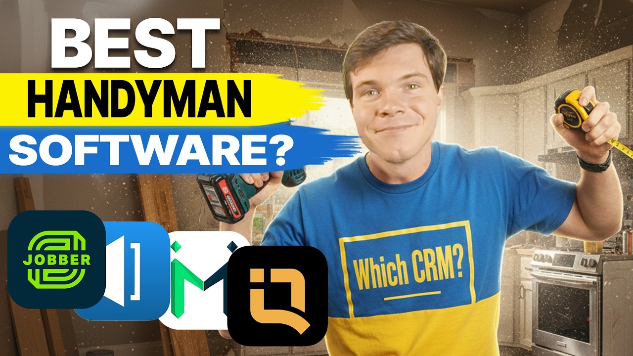 Best CRM For Handyman Businesses (Jobber, Housecall Pro, QuoteIQ & Markate Comparison)