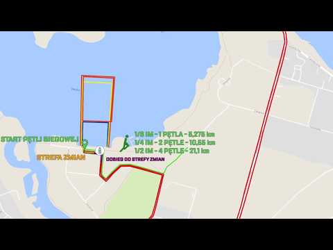 Prezentacja trasy Garmin Iron Triathlon Augustów
