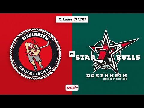 18. Spieltag DEL2 | Eispiraten Crimmitschau vs. Starbulls Rosenheim | Game Highlights