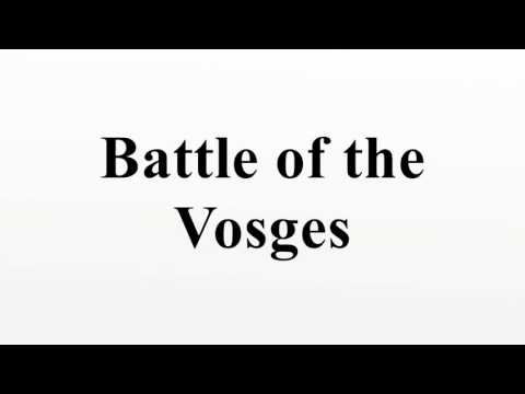Battle of the Vosges
