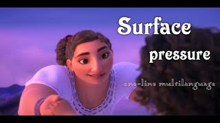 Download lagu Encanto | Surface Pressure | One-line Multilanguage mp3