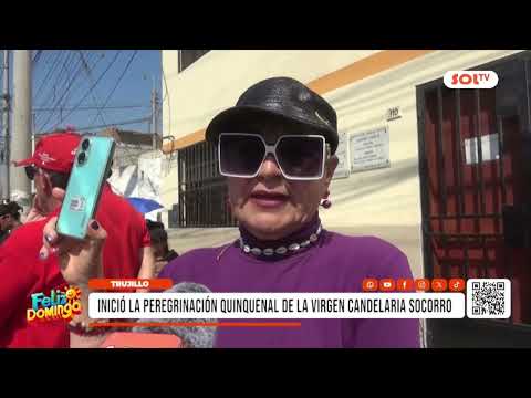 Trujillo: peregrinación de la Virgen Candelaria congregó a fieles