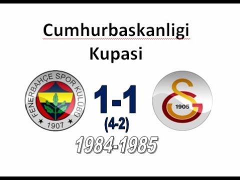 [1985.06.12] 1984-1985  F.Bahçe - G.Saray 1-1 (4-2) (Cumhurbaşkanlığı Kupası) #fatih_terim