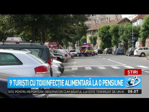Nouă turiști cazați la o pensiune din Brașov au ajuns la spital cu toxinfecție alimentară