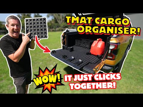 The Tmat Cargo Management System - a DIY storage mat solution for any ute, canopy, van or suv!
