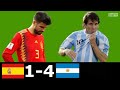 Argentina Vs Spain 4 1 When Messi Destroyed World Champions 2010 Friendly