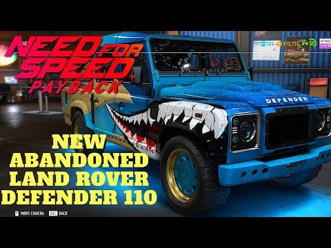 Need For Speed Payback PC Gameplay New Abandoned Car Location Land Rover Defender 110 Offroad 4K