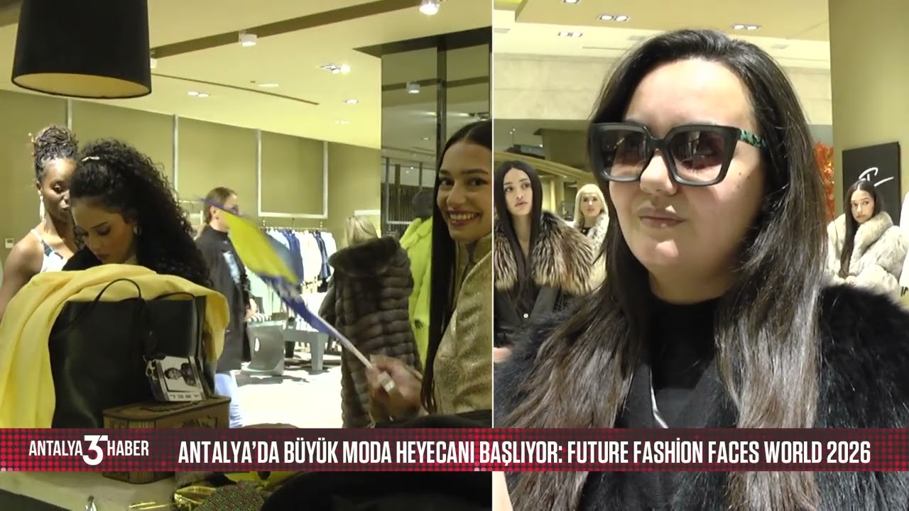 Antalya’da moda rüzgarı: 20 ülkeden 40 model podyumda