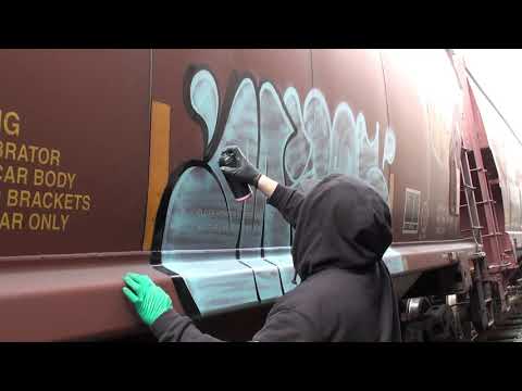 Quick adventure with Big Miles! Train Graffiti - SDK - Stompdown Killaz