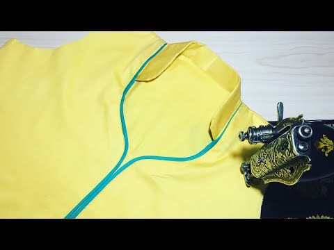 Half Collar Neck cutting and stitching || trendy Fashion Video