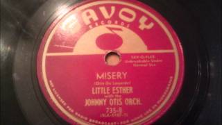 Little Esther with The Johnny Otis - Misery - Great R&B Ballad