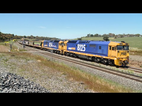 7737V Pacific National Grain Train, VHAF Hoppers (22/10/2019) - PoathTV Australian Railways