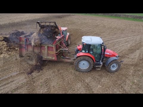 Spring muck spreading