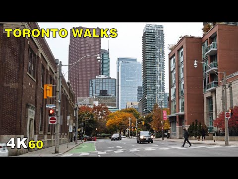 Downtown Toronto Adelaide & Richmond East Walk on October 26, 2020