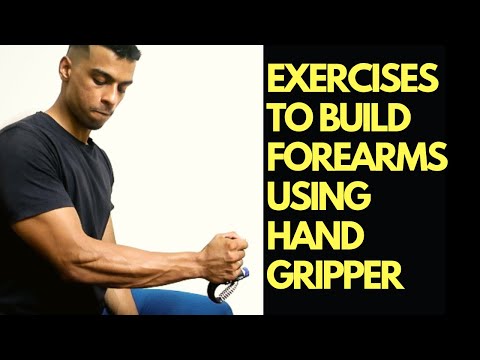 Build Strong Forearms With Hand Gripper!!