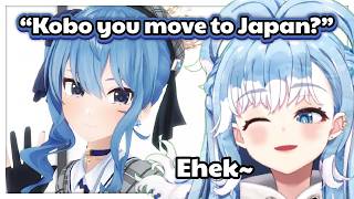 Suisei heard Kobo's plan to move to Japan then give her advice and Recommendation !!!