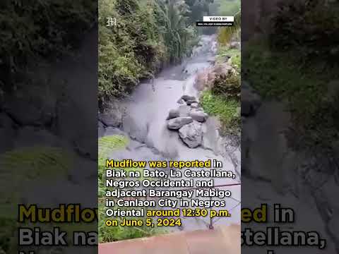 Mudflow in areas around Kanlaon but no eruption