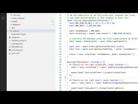 Testing with Typescript and Typechain