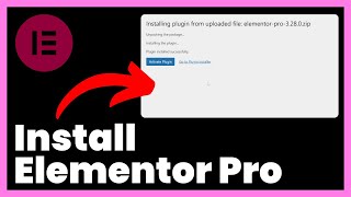 How to Install Elementor Pro
