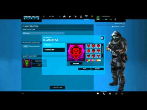 Ghost Recon Online : Introducing Clans [UK]