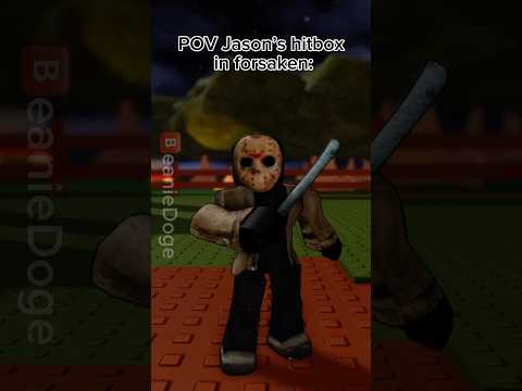Forsaken Jason Hitbox #robloxanimation #memes #forsaken #c00lkidd #shorts #roblox #guest1337  #jason