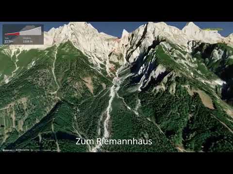 Zum Riemannhaus ∆ hiking trails ∆ 3d-trail.com/austria/