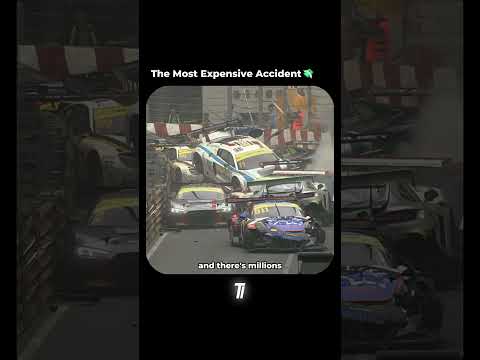 The most expensive car accident  #cars #automobile #fyp