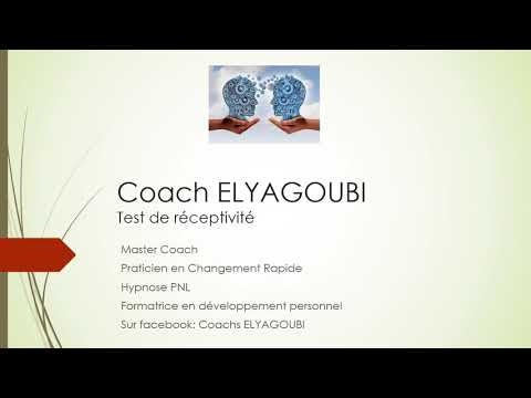 Coach ELYAGOUBI test de receptivité