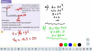 Eğitim Vadisi 11.Sınıf Fizik 8.Föy İki Boyutta Sabit İvmeli Hareket 1 Konu Anlatım Videoları