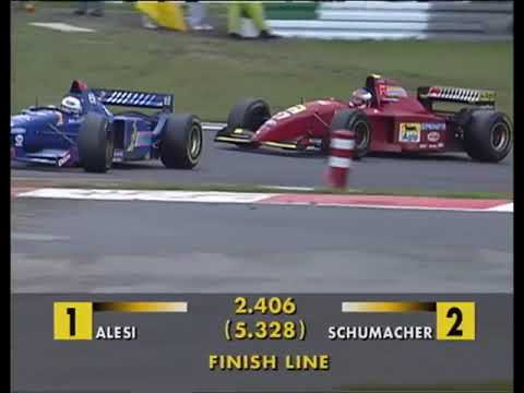 Michael Schumacher Relentless vs Alesi Epic Duel at Nürburgring 1995