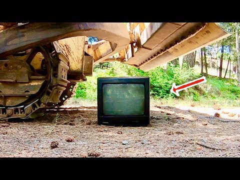 Experiment: BULLDOZER vs TV