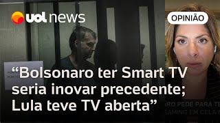 Dani Lima: Bolsonaro ter Smart TV e streaming em cela seria inovar precedente; Lula teve TV aberta