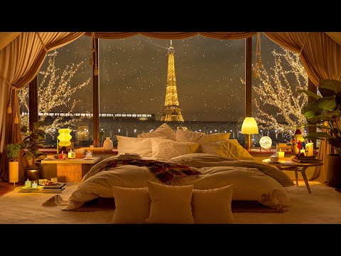 Cozy Paris Night 🎵 Smooth Jazz for Study and Chill 🌙 Relaxing Piano Jazz Music