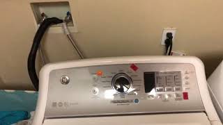 GE high efficiency washer not draining